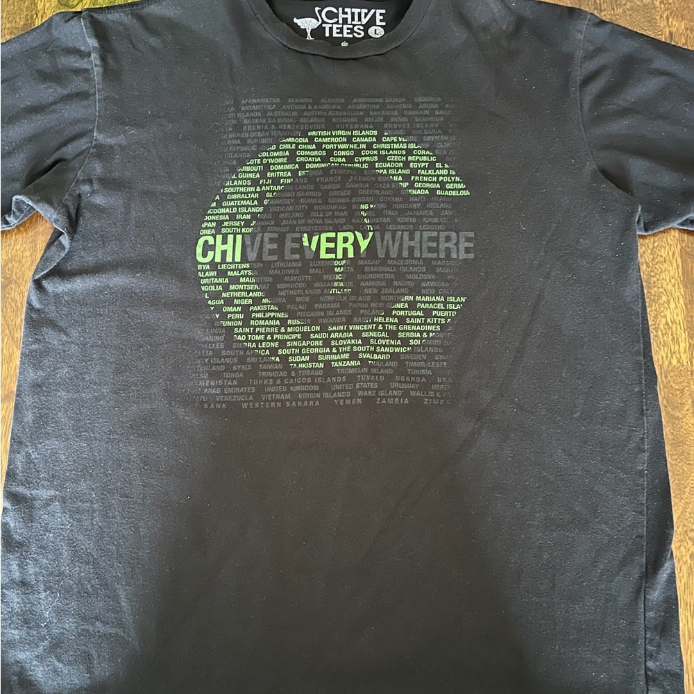 The Chive Everywhere Men's Large T-Shirt